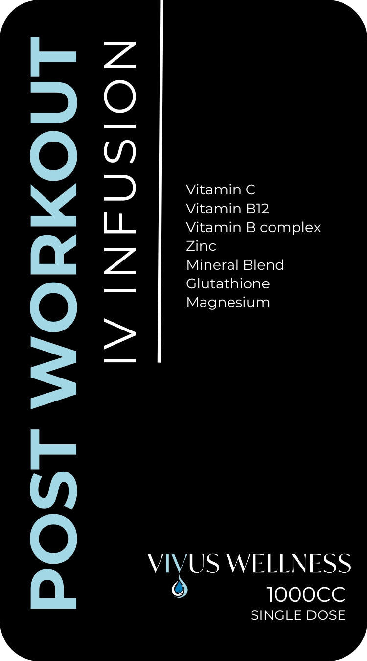 Post-Workout Recovery IV - Mobile IV Phoenix - Vivus Wellness Post-Workout Recovery IV - Mobile IV Phoenix - Vivus Wellness
