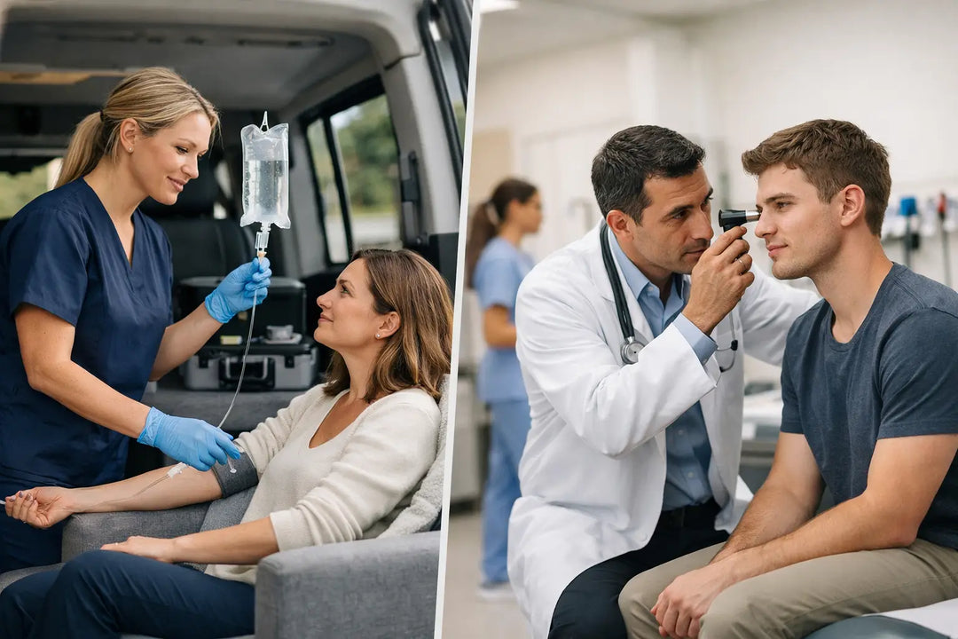 Mobile IV Versus Urgent Care: What Fits Best?