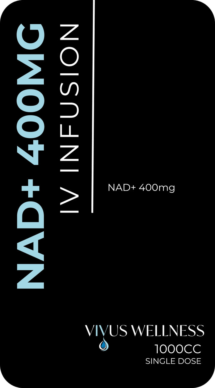 NAD+ 400mg IV – Maximum Strength Cellular Rejuvenation