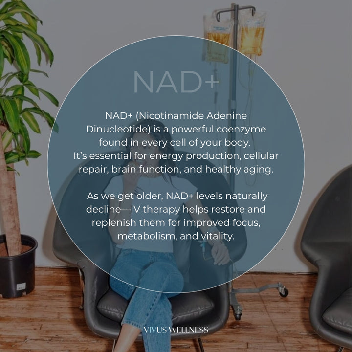 NAD+ 400mg IV – Maximum Strength Cellular Rejuvenation
